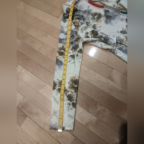 Vintage Satin Dress with Side Slits - Picture 5 of 12